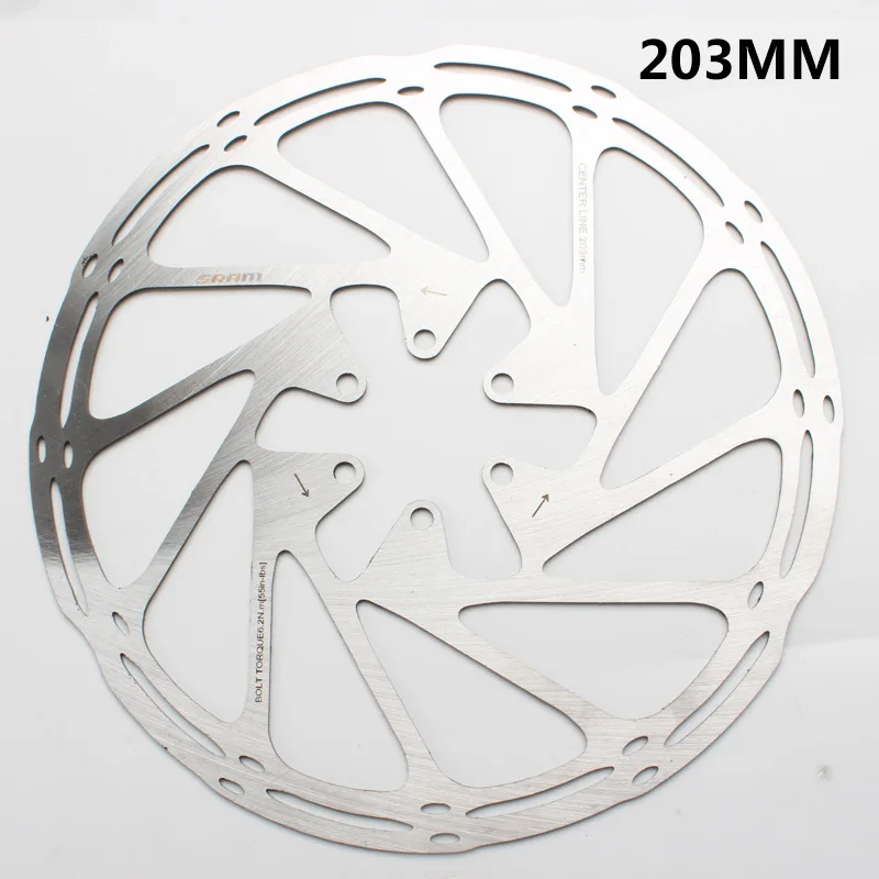 Mountain Bike Disc Brake Rotor Stainless Steel Centerline 160mm 180mm 203mm With 6 Bolts MTB Brake Disc Rotors For SRAM SHIMANO - Цвет: 203mm