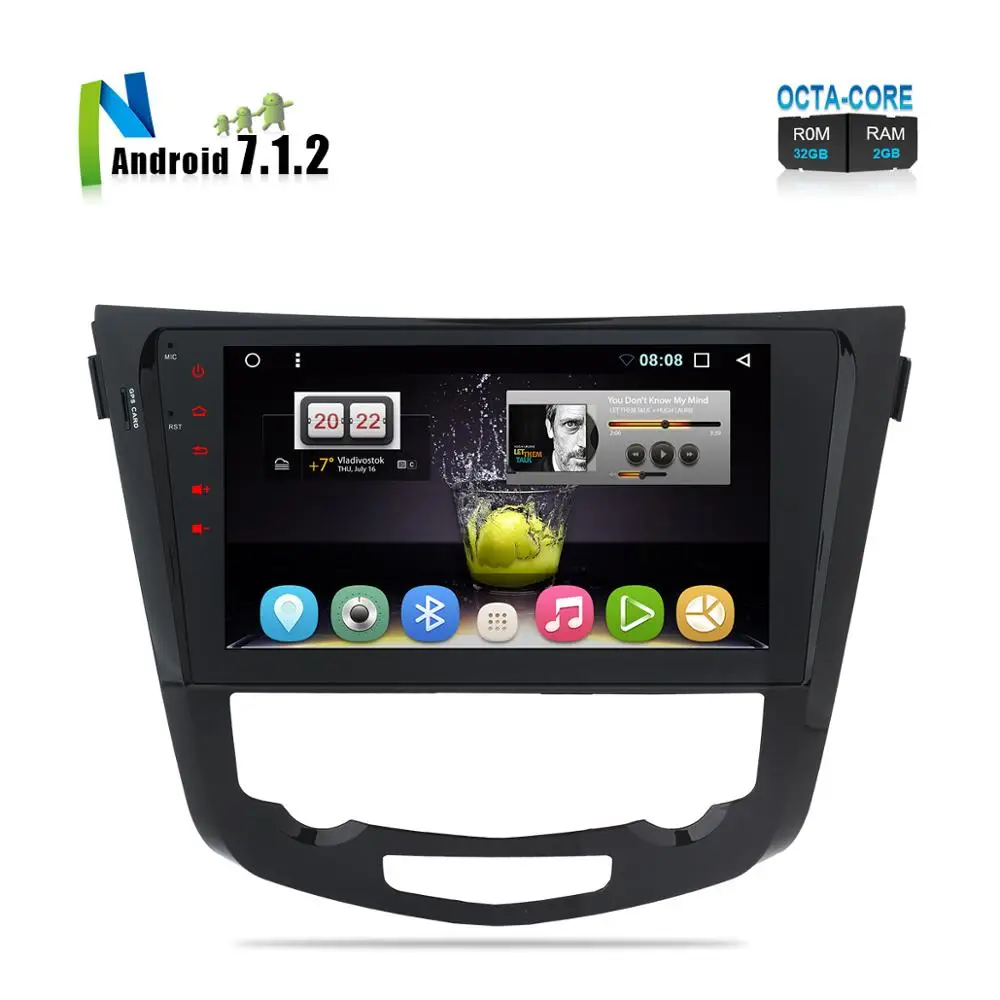 10.1" Android Car Stereo For Nissan Qashqai X Trail 2014 2015 2016 2017