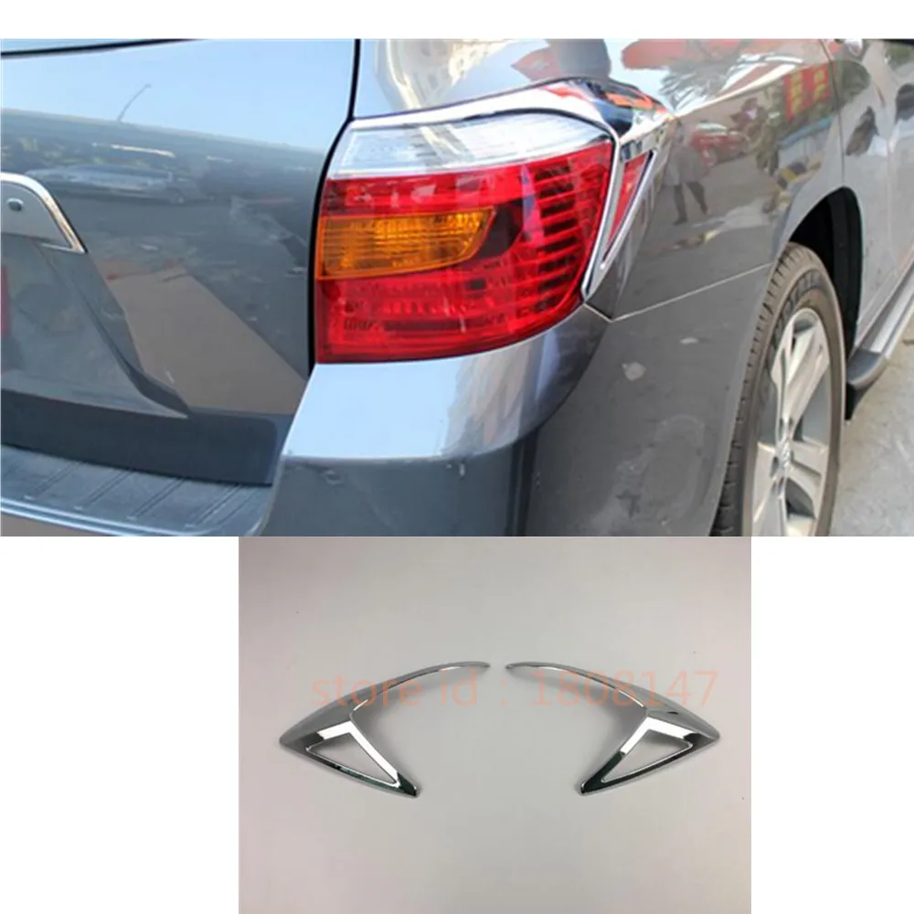 Стайлинг кузова автомобиля задний светильник лампа рамка ABS хромированная