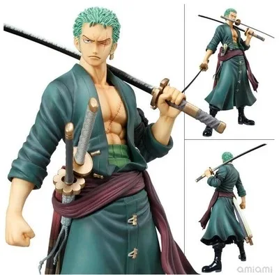 

9 Inch Anime One Piece Roronoa Zoro 23cm Action Figure ToysPVC Doll with Original Box