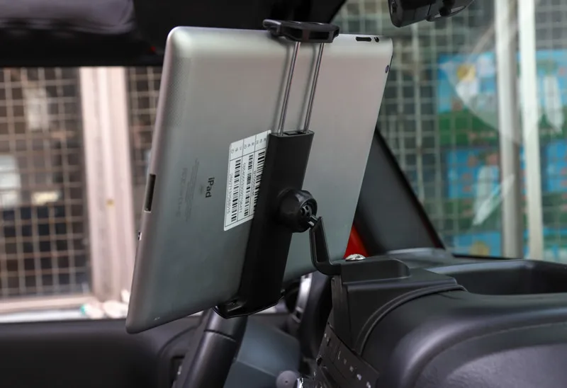 ABS Автомобильный интерьер gps IPad/держатель для мобильного телефона Регулируемая подставка наклейка для Jeep Wrangler 2011- автомобильный Стайлинг Sansour