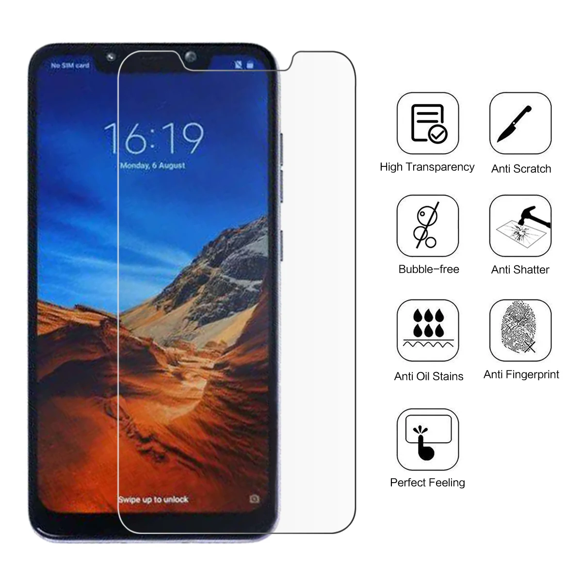 

Screen Protector Film For Xiaomi Mi CC9 Mi 9T Pro Mi 8 MI 9 A2 Lite SE Mi A1 5X Pocophone F1 Mi CC9E Tempered Glass Case 2.5D 9H