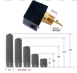 Бесплатная доставка hfs-25 (1 дюймов) DN25 25 мм Запчасти для кондиционера AC 250 В Нитки Диаметр реле потока жидкости, весло коммутатором потока