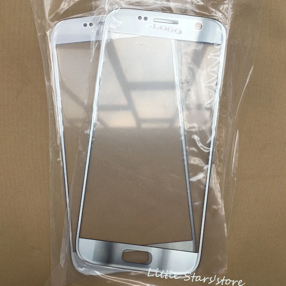 5PCS Silver Original For Samsung Galaxy S7 G930 G930F G930A G930T G930V Front Screen Outer Glass