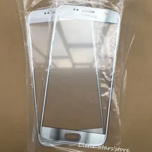 5PCS Silver Original For Samsung Galaxy S7 G930 G930F G930A G930T G930V Front Screen Outer Glass Lens +LCD Double Sided adhesive