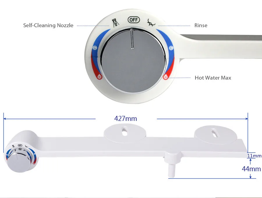 FOHEEL неэлектрическое сиденье для унитаза биде горячая холодная вода ванная комната мусульманский Shattaf стиральная Биде Распылитель самоочищающаяся насадка