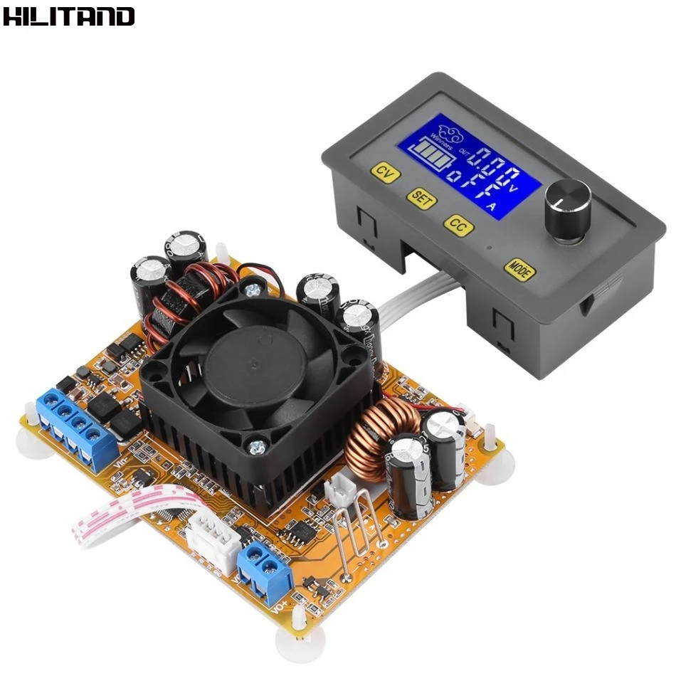 

DC-DC 5A LCD Digital Automatic Step-Down/up Power Supply Module 6V-32V to 0-32V with Fan Voltage Regulator