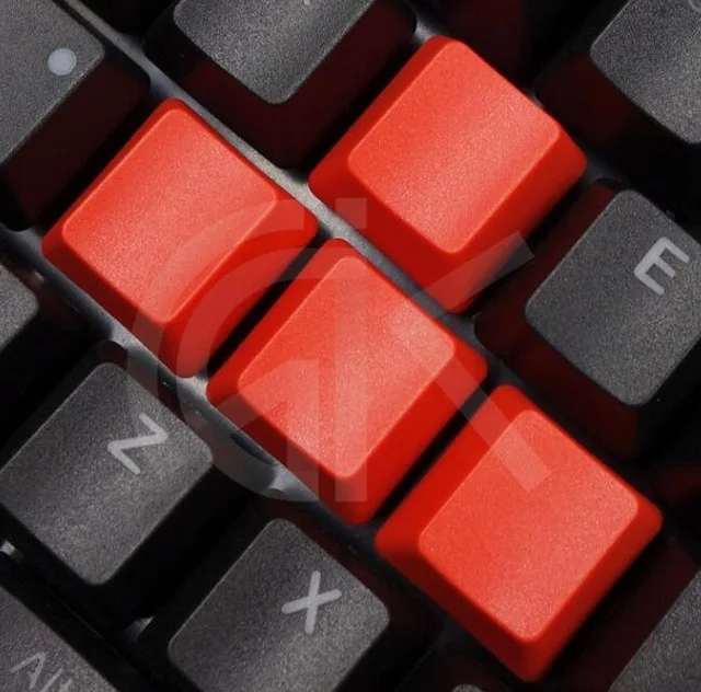 Серебристый PBT колпачки для ключей WASD/клавиши со стрелками колпачки для ключей Cherry MX без печати для MX переключатели Механическая игровая клавиатура - Цвет: Серебристый