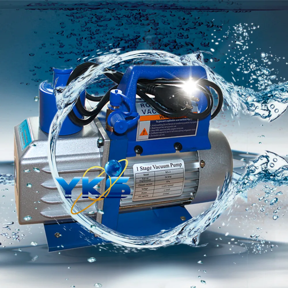 

Professional 5CFM 1/3HP 1720RPM 110V Single Stage Rotary Vane Deep Vacuum Pump Air Conditioning Tool Hot Selling