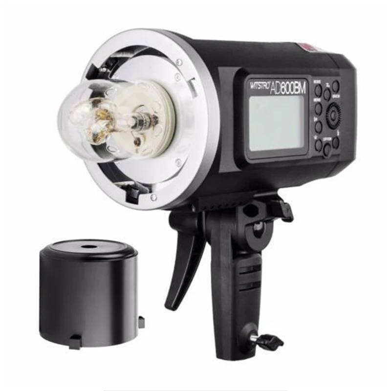 8700mAh Battery to Provide 500 Full Power Flashes and Recycle in 0.01-2.5 Second Godox AD600BM Bowens Mount 600Ws GN87 High Speed Sync Outdoor Flash Strobe Light with 80CMX80CM Softbox 