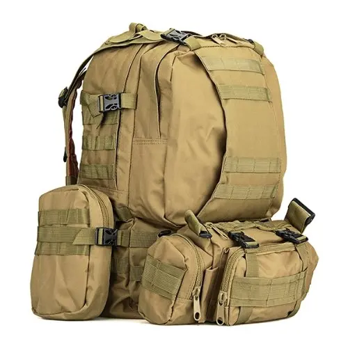 Todos los días llevar EDC mochila de Nylon caqui militar Camping senderismo Trekking Todos los días llevar EDC mochila de Nylon caqui militar Camping senderismo Trekking