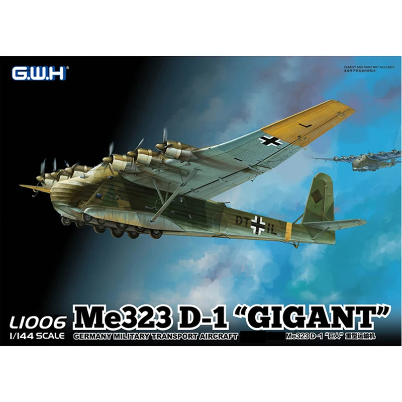 Модель hobby G.W.H L1006 Me 323 модель с хобби 1/144 г. w.w.h для модели GIGANT | Игрушки и