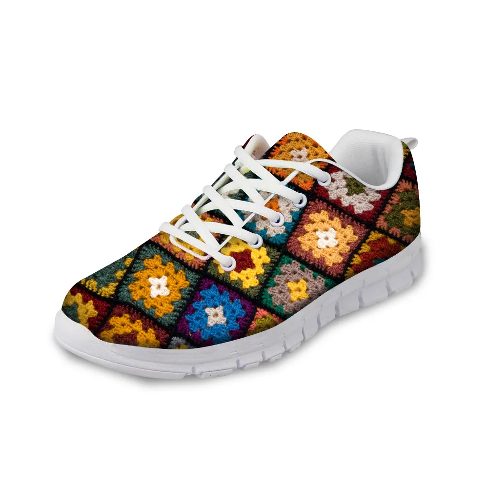 

ELVISWORD Summer Breathable Retro Flat Shoes Fashion Women National Style Flats Casual Sneakers Loafers Big Size 35-42