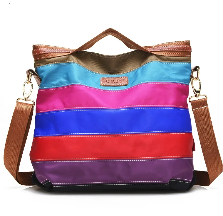 2016 new casual nylon handbag women trend of high end portable shoulder