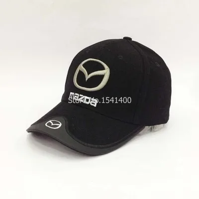 Новое поступление шляпа гоночная шапка Mazda Бейсболка красный черный бежевый синий цвет
