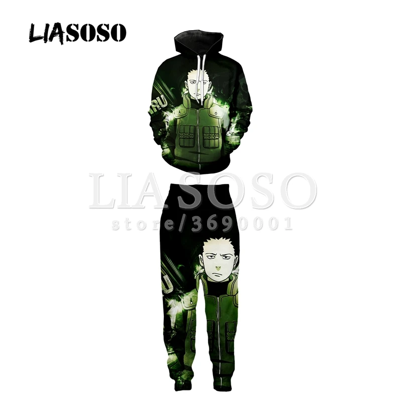 LIASOSO Объёмный рисунок (3D принт) унисекс героя аниме Наруто Какаси из Shikamaru Nara