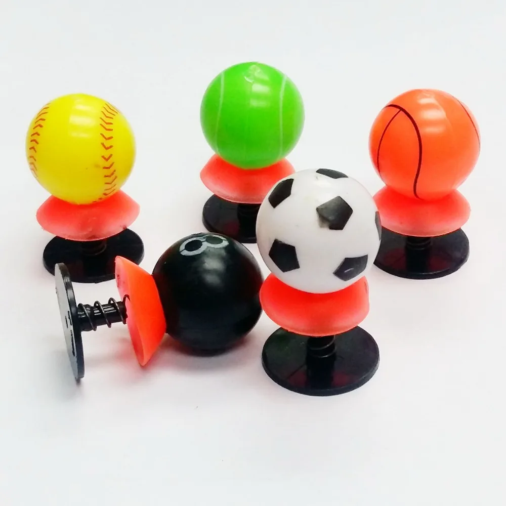 

500 Mini Jump Pop Up Toy E395 Assorted Ball Design Birthday Party Favor Pinata Bag Filler Gift Kid Prize Novelty Pocket Carnival