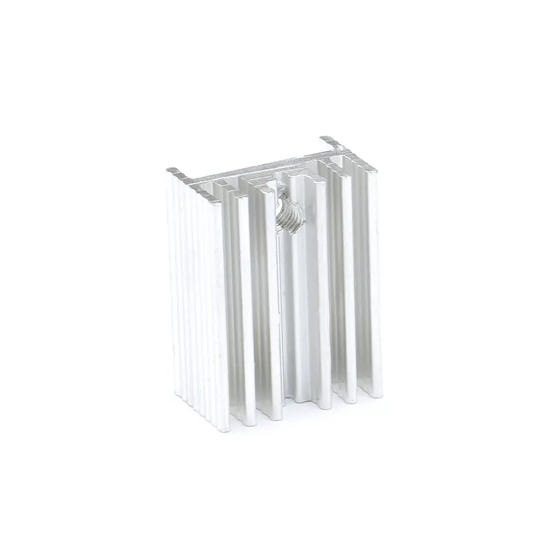 10 pcs 211510mm Heatsink Cooling Fin Radiator Cooler Aluminum Heat Sink for TO3 TO-3 Transistor 21X15X10mm (6)