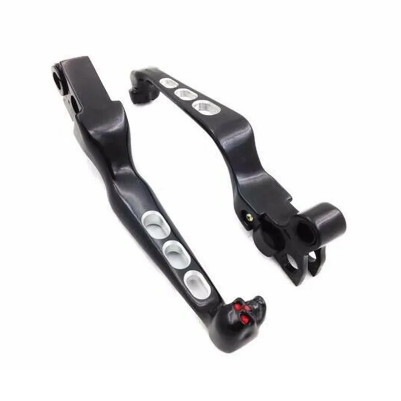 

Clutch Brake Skull Levers Motorcycle For Harley Dyna Sportster 1200 883 FLSTF Fat Boy FLSTN Softail DELUXE Wide Glide
