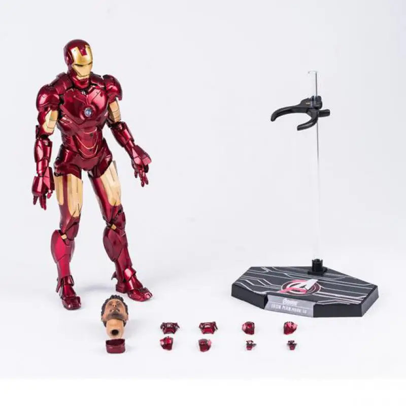 

HC Amazing Edition Marvel Avengers Iron Man Action Figures MK4 1/6 Scale Painted Iron-Man Model Toys Limited 28cm