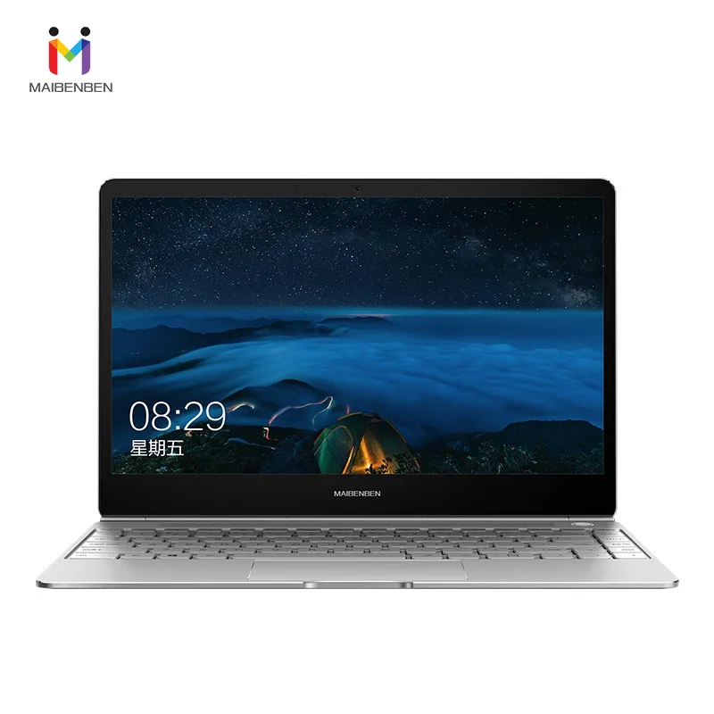 Ультратонкий офисный ноутбук MAIBENBEN JINMAI 6A 13,3 "N4000/4G/128G/intel UHD Graphics600/DOS/серебристый