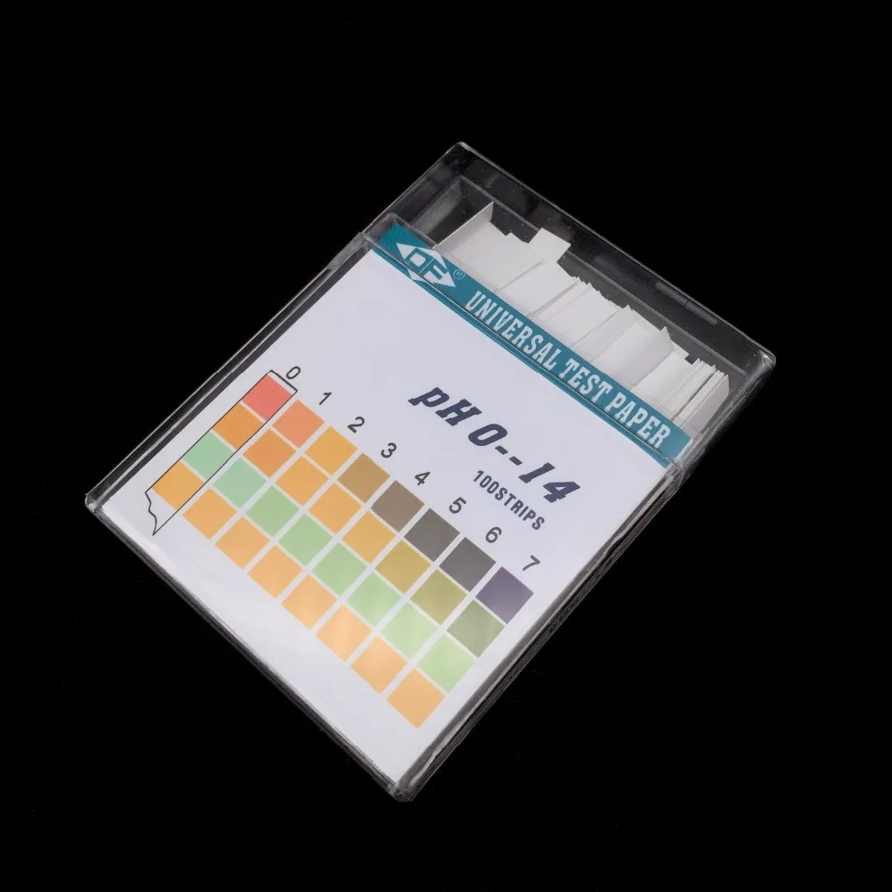 BornFeel PH-teststrips, 2 rollen, pH-indicator, lakmos, testpapier, 0-14, indicatorpapier, 5 m lang