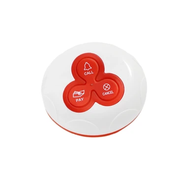 

Wireless Calling Bell Pager Call Button Transmitter Calling System for Restaurant Hotel Pager 433MHz