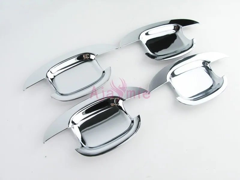 

Door Handle Bowl Insert Overlay Trim ABS 2009-2012 2013-2014 2015-2016 Detector Chrome Car Styling For Audi Q5 Accessories