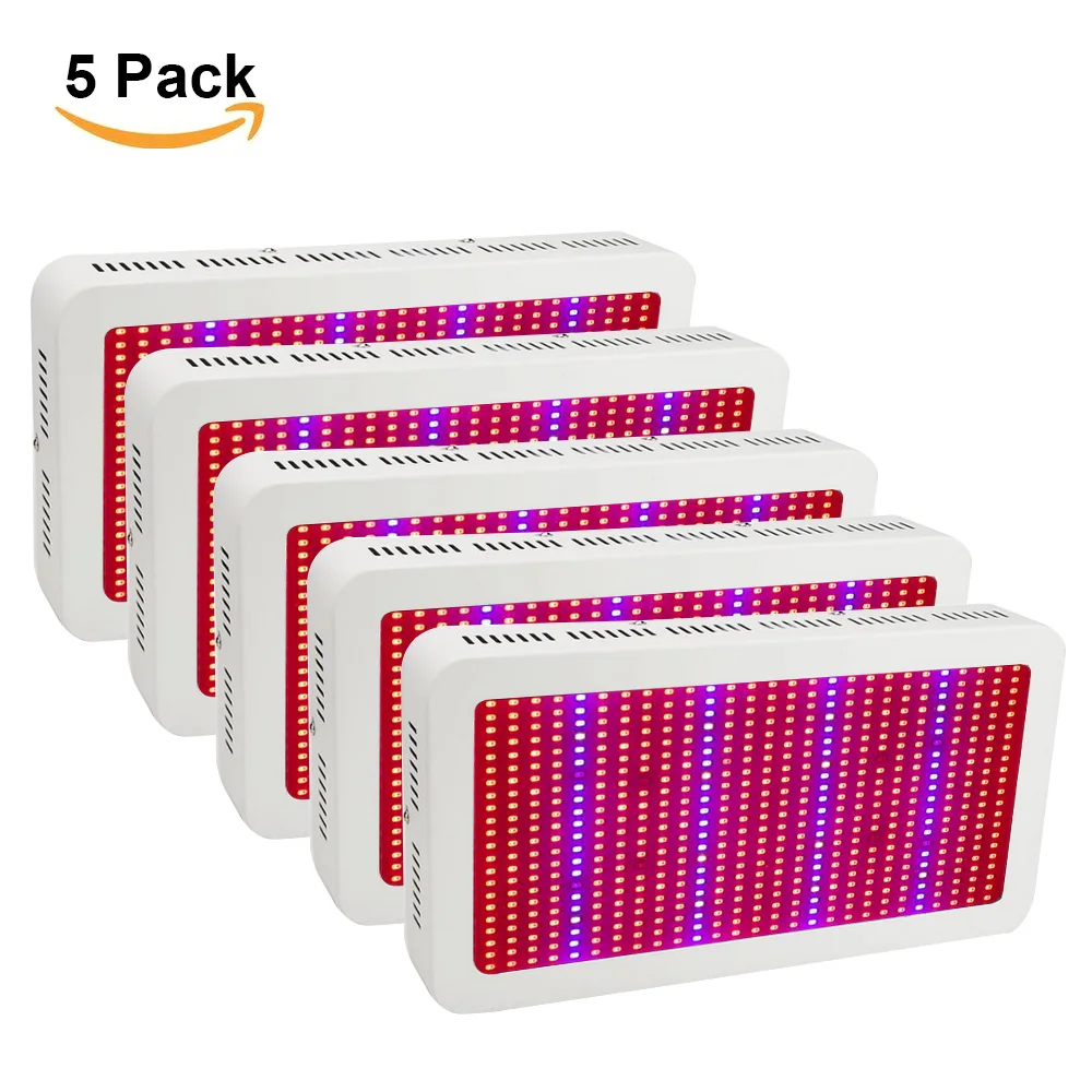 

5pcs 600W LED Grow Light Full Spectrum Red+Blue+White+UV+IR AC85~265V SMD5730 Led Plant Light LED Aquarium Lamps