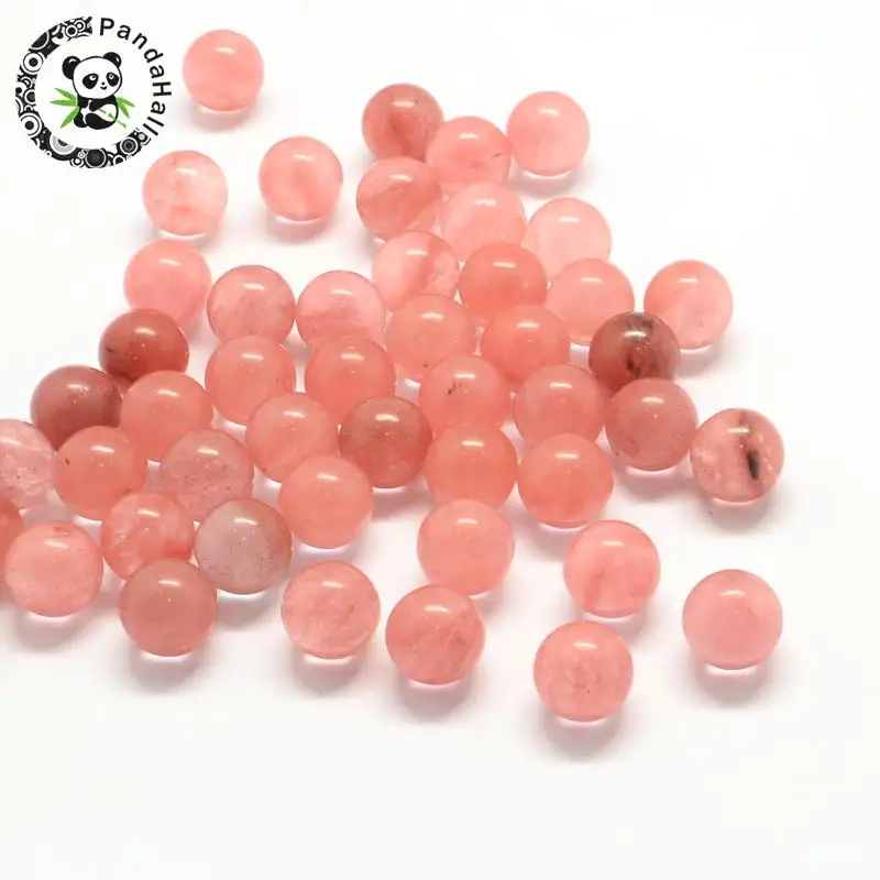50 шт Круглые бусины из натурального и синтетического камня, бусины без отверстий, бусины для рукоделия 9~ 11 мм - Цвет: Темно-красный