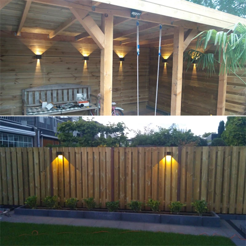 LED Wall Light Outdoor Waterproof IP65 Porch Garden Wall Lamp Home Sconce Indoor Decoration Lighting Lamp Aluminum AC90-260V