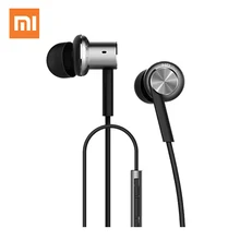 Оригинальные Xiaomi Hybrid In-Ear стерео наушники с микрофоном наушники серебро золото для Android iOS для MP3 PC