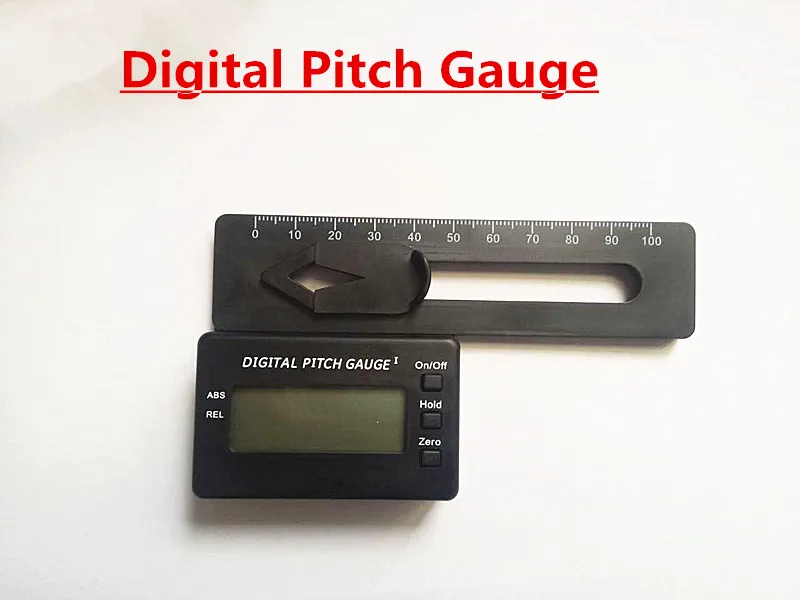 digital pitch gauge rc helicopter