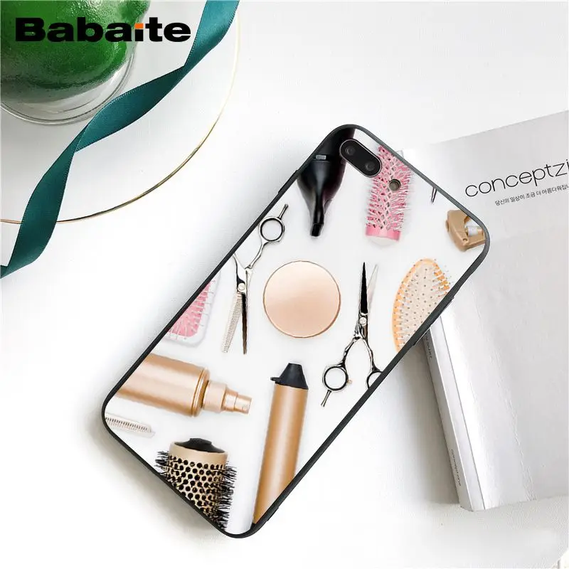 Babaite Naked Fashion Glam макияж инструменты для палитры волос чехол для телефона для iphone 11 Pro 11Pro Max 8 7 6 6S Plus X XS MAX 5S SE XR - Цвет: A10