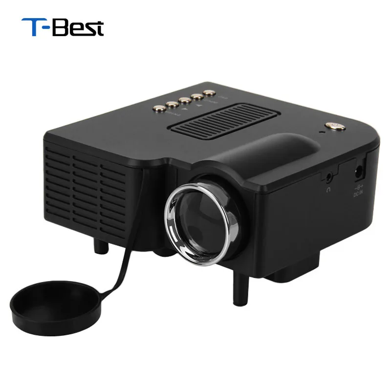 Excelvan UC28 LED Projector Front Projection Home Theater Black Mini
