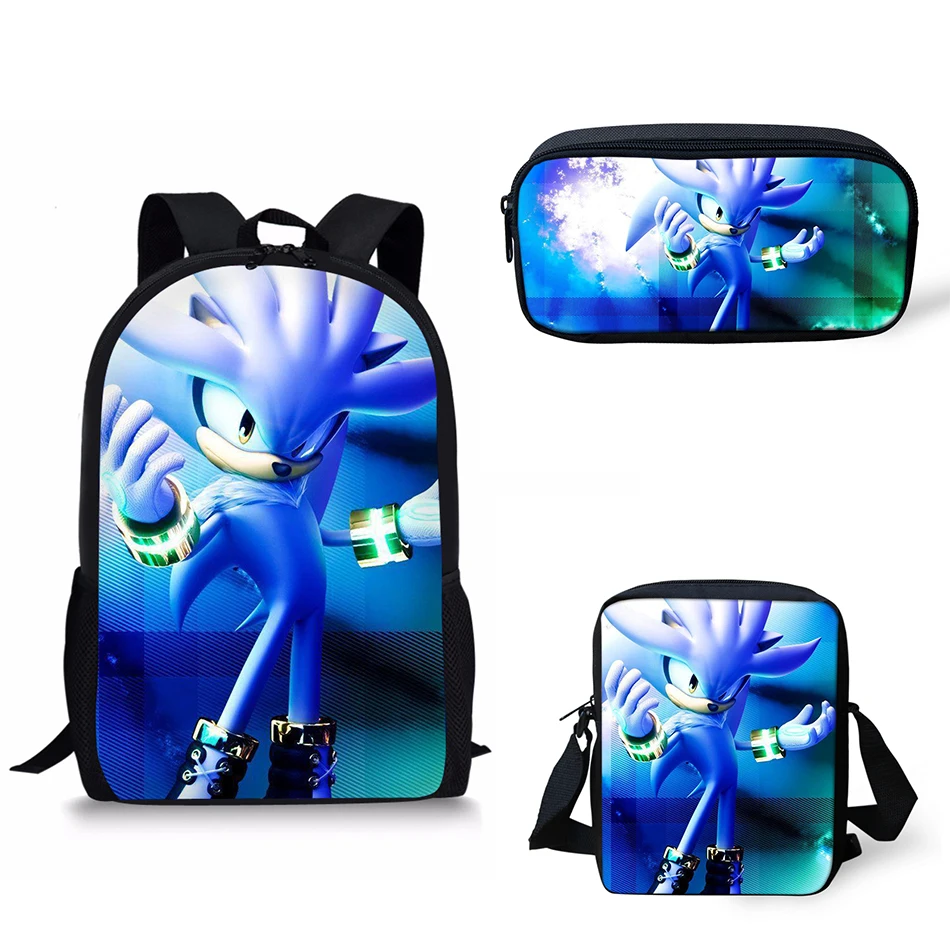Индивидуальные школьные ранцы sonic школьный рюкзак для девочек и мальчиков
