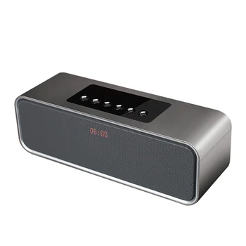 

2019 New Multimedia Mini HIFI V4.0 Bluetooth Speaker LED Display Time Alarm Wireless Loudspeaker Portable Speaker