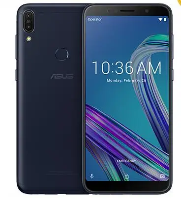 ASUS ZenFone Max Pro M1 ZB602KL 6G 64G 6 дюймов 18:9 FHD Snapdragon 636 Android 8,1 Dual 16 МП 4G LTE Face ID Samrtphone - Цвет: Черный