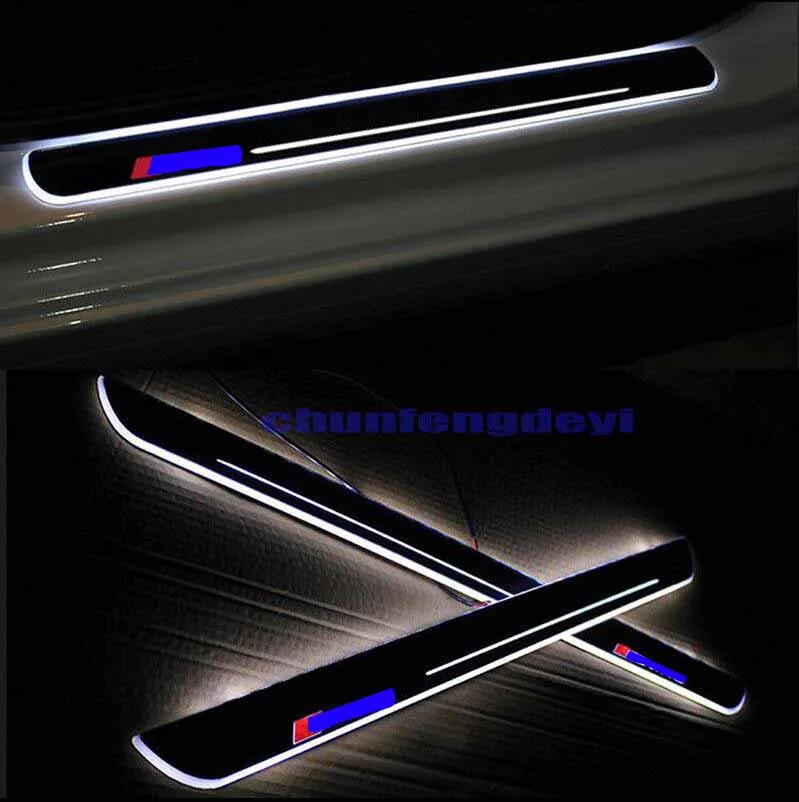 

Fit for AUDI A3 8V A4 B8 B9 A5 8T A6 C7 Q3 Q5 Car LED Moving Welcome Lights Door Sill Scuff Plate Pedal
