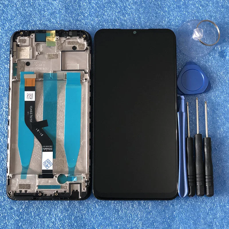 Для 6," Meizu Note 9 Axisinternational ЖК-экран+ сенсорная панель дигитайзер Рамка для Meizu Note 9