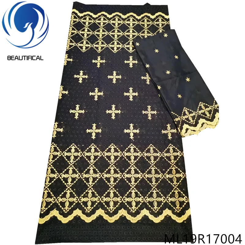 

BEAUTIFICAL nigerian swiss lace fabrics 5+2yards swiss voile lace fabrics 2019 Top sale african cotton lace fabric ML19R170