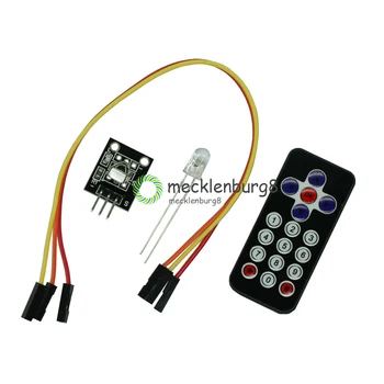 

1 Set Infrared Remote Control IR Receiver Module Kits DIY Kit HX1838 For Arduino Raspberry Pi