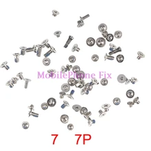 100 пакетов/лот полный набор винтов для iPhone 7, 7plus 7 P 7+ Полные Винты Набор с серебряным дном пять звезд Pentalobe винты