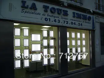

Real Estate Window Hanging Led Double Sides Light Box a4