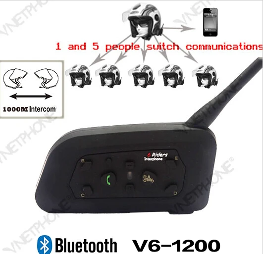 INTERCOMUNICADORES Free-shipping-wireless-helmet-intercom-bluetooth-interphone-high-quanity-vnetphone-V6-1200-interfone-helmet-headset-bluetooth