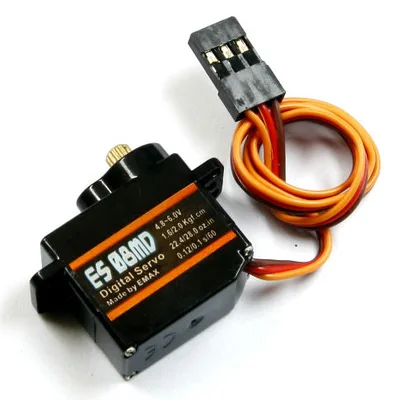 Новинка! EMAX 12g Высокочувствительный микро Цифровой Металлический сервопривод