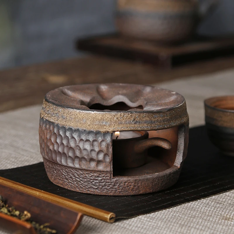 Billig Vintage Wärmer Keramik Groben Keramik Heizung Teegeschirr Zubehör Heizung Kaffee Milch Tee Basis Teekanne Halter Leuchter Kunst