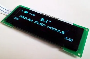 

3.1 inch 10P Blue OLED Module SSD1322 Drive IC 256*64 SPI Interface 3.3V