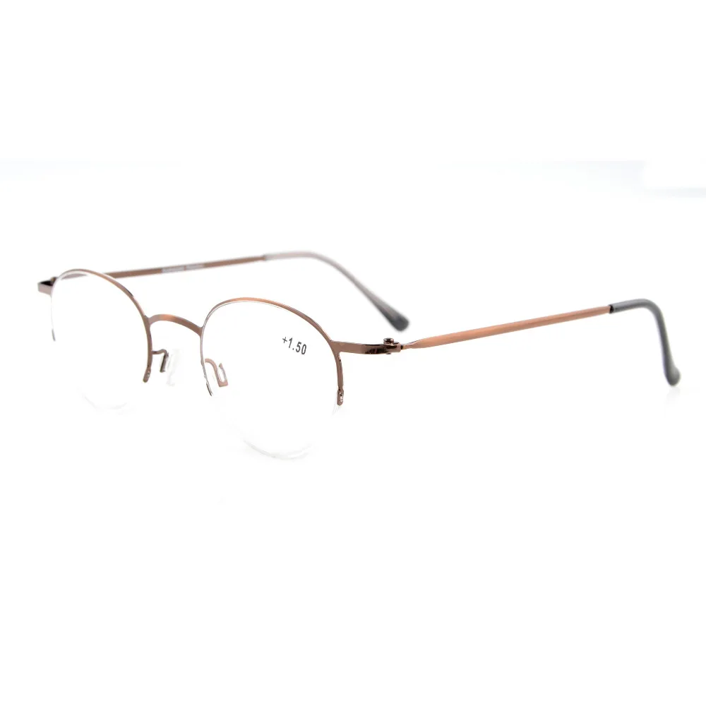 

R15029 Eyekepper Lightweight Half-rim Oval Round Reading glasses +0.0/0.5/0.75/1.0/1.25/1.5/1.75/2.0/2.25/2.5/2.75/3.0/3.5/4.0