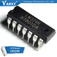 10 Uds LM324N DIP14 LM324 DIP-14 nueva y original IC